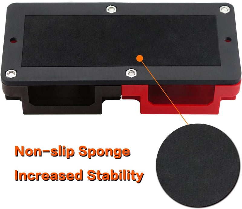 AMOMD 600A 48V Bus Bar Box 4 Stud (3/8 inch) M10 High Current Tin Plated Copper Distribution Block Positive Negative Independent Modules Electrical Battery Ground Buss Bar with Cover for RV Marine - Image 5